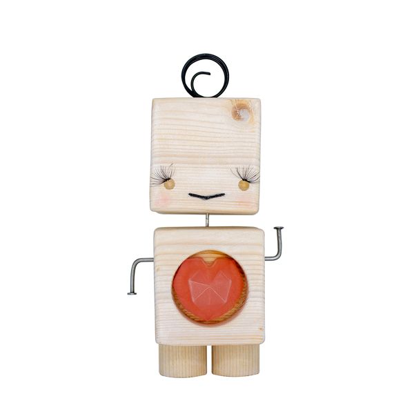 استند عکس چوبی مدل آدمک عاشق