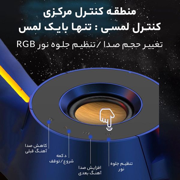 اسپیکر بلوتوثی Banapoy طرح کره معلق زحل