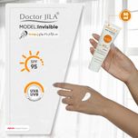 کرم ضدآفتاب دکتر ژیلا مدل Invisible با SPF95، حجم 50میلی‌لیتر