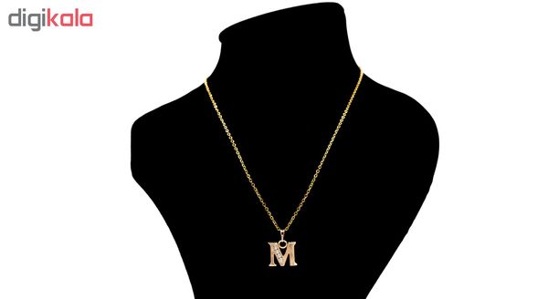 گردنبند بهارگالری مدل حرف M*372