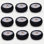 شمع وارمر مدل ژورنالی کد wooden wick بسته 9 عددی