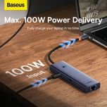 هاب 6 پورت USB-C بیسوس مدل BS-OH151 (گارانتی 24 ماهه آونگ)