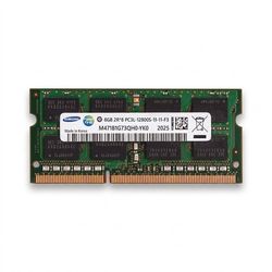 رم لپ‌تاپ DDR3 8 گیگابایت تک کاناله سامسونگ (استوک ) مدل PC3L 12800S فرکانس 1600 مگاهرتز تایمینگ CL11 ولتاژ 1.35 ولت SO-DIMM