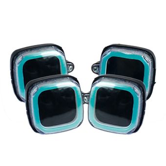 چراغ راهنما موتور سیکلت مدل نئونی فانتزی IB4 مجموعه 4 عددی