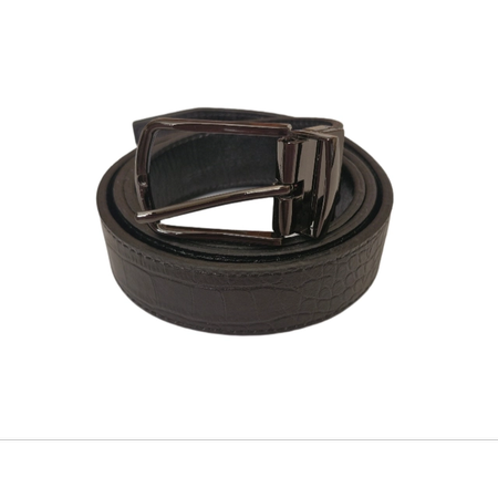 کمربند چرم مردانه طرح دو طرفه کد 90