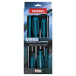 پیچ گوشتی وسل سری MEGADORA مدل 9006PB ست 6 عددی