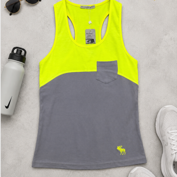 تاپ دو رنگ اسپرت ورزشی برند Abercrombie