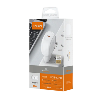 شارژر دیواری LDNIO الدینیو 27w مدل A1206 به همراه کابل تایپ سی
