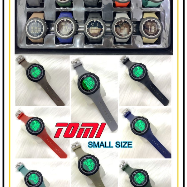 ساعت تومی در رنگ بندی و مدل های مختلف