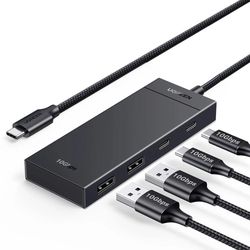 هاب 4 پورت USB-C یوگرین مدل CM806-35583 طول 3 متر با سرعت 10Gbps