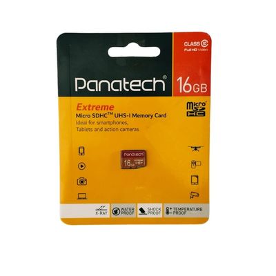 کارت حافظه microSDHC پاناتک مدل 533x A1 کلاس 10 استاندارد UHS-I سرعت 30MBps ظرفیت 16 گیگابایت