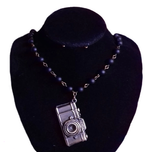 گردنبند مردانه مدل مهره سنگ طرح دوربین عکاسی کد 53