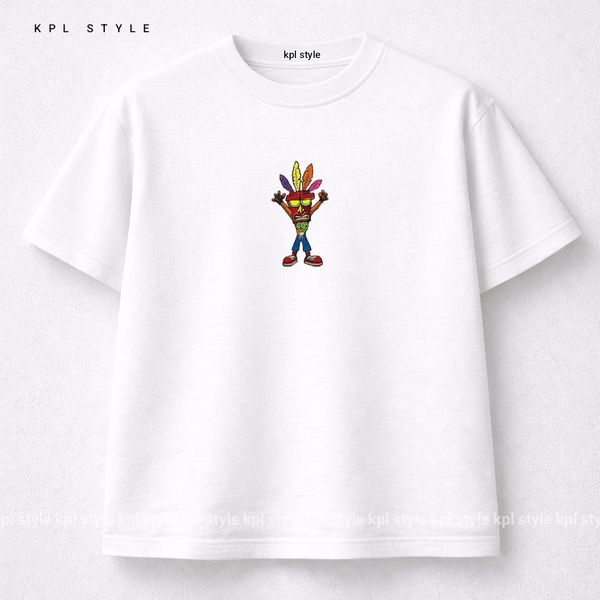 تیشرت باکسی 100٪ پنبه طرح (CRASH) | کد 1385