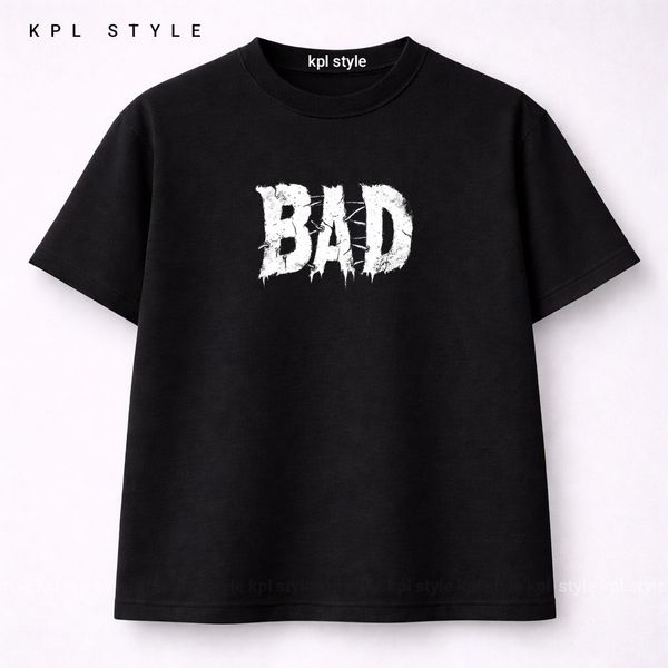 تیشرت باکسی طرح BAD BOY صد درصد پنبه | دوخت تمیز و مقاوم | کد 1411