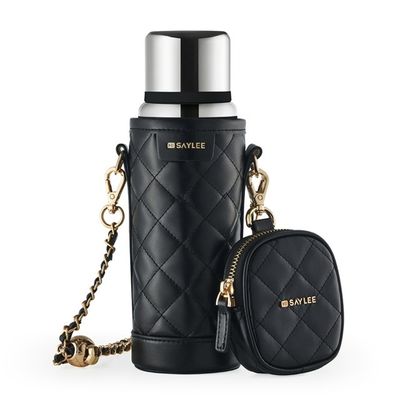 فلاسک مدل چرمی طرح کیف دار کد 31 گنجایش 0.6 لیتر