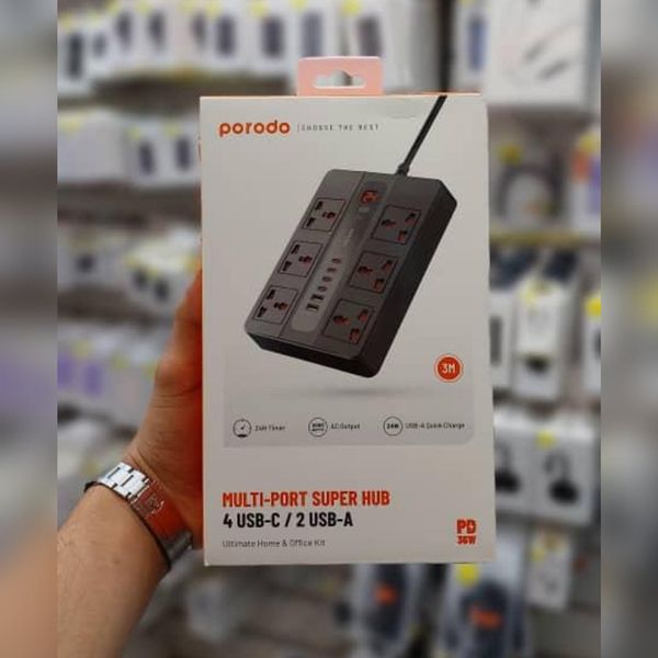 چندراهی برق پرودو مدل PD-FWCH009-3M-BK تایمر دار