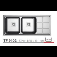 سینک توکار تابان مدل 9102