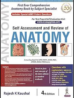 Self Assessment and Review of Anatomy  2020