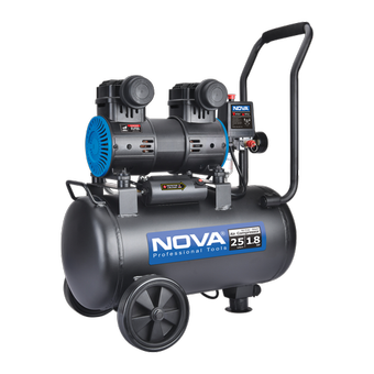 کمپرسور باد بی صدا 25 لیتری نووا مدل NTA-9125
