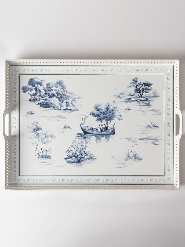 سینی دسته دار مادام کوکو مدل Savais سایز 52*39 سانتی متر