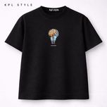 تیشرت یقه گرد قواره باکسی | جنس پنبه خالص گرم بالا کد 1275