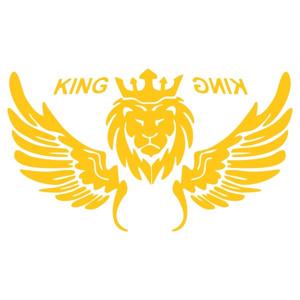 برچسب بدنه خودرو ماتریسیو طرح بال شیر king کد M84