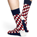 جوراب ساقدار مردانه طرح پرسپکتیو برند Happy Socks