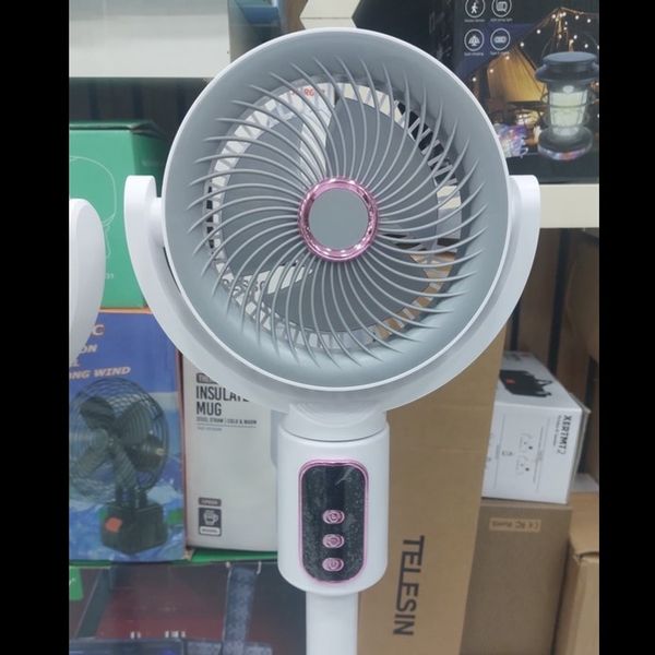 پنکه شارژی مدل F1 ظرفیت 6000 میلی آمپر- کد شناسه محصول:CC-1005