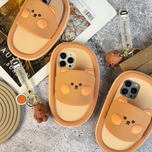 قاب دمپایی خرسی / آیفون / (کدC1893)