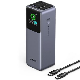 پاوربانک 200 وات یوگرین مدل PB722-35525B ظرفیت 25000 میلی‌آمپر ساعت با PD 3.1 Fast Charge