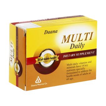 کپسول مولتی دیلی داروسازی دانا بسته 30 عددی*730