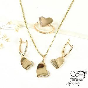 سرویس قلب نگین دار برند ژوپینگ کد9356