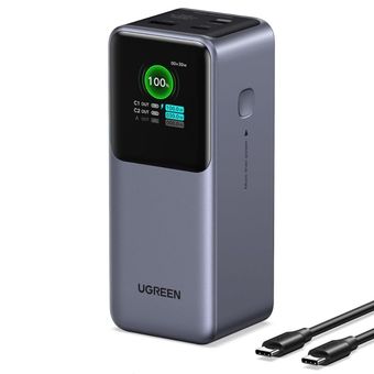 پاوربانک 130 وات یوگرین مدل PB721-35524B ظرفیت 20000 میلی آمپر بر ساعت سری Nexode