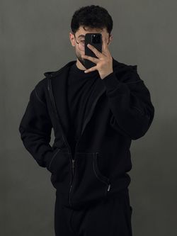 سویشرت کثیف دوزی مشکی