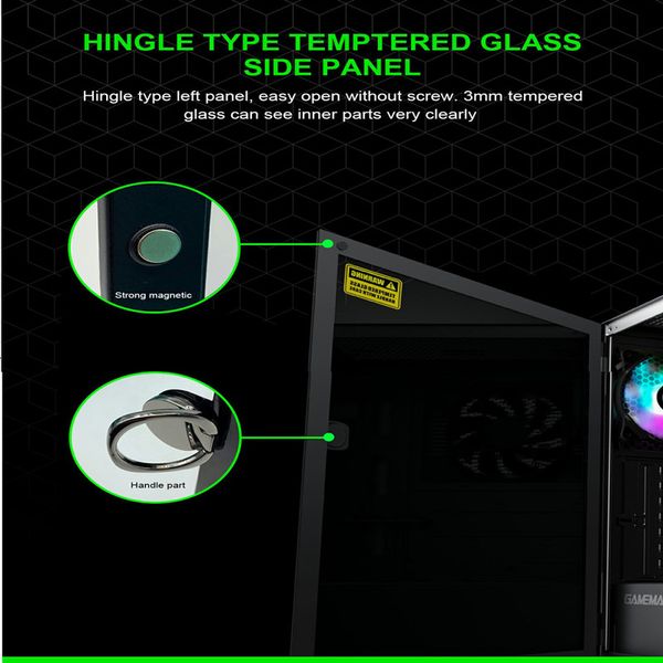 کامپیوتر دسکتاپ گیم مکس مدل Diamond White-GAMING-Animation