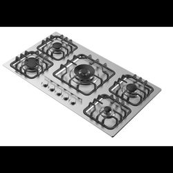 اجاق گاز 5 شعله صفحه ای استیل گرویتی مدل G941