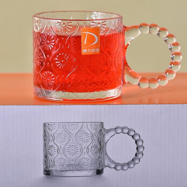 دسته مرواریدی طرح گل