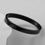 دستبند پسرانه مشکی استیل