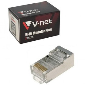 سوکت شبکه100عددی  CAT6 UTP برند V-NET