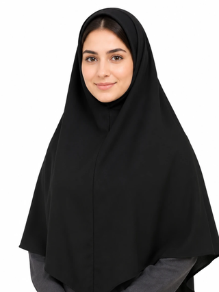 مقنعه ساده کرپ با جنس کرپ ویتنام با دوام