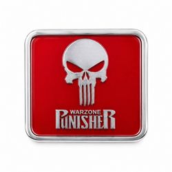 استیکر فلزی موتورسیکلت مدل punisher
