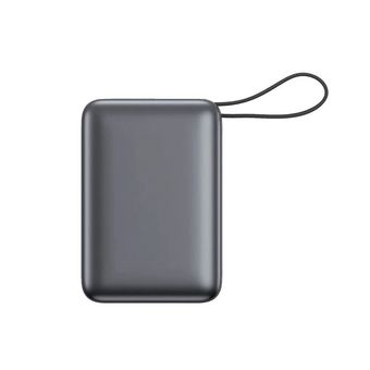 پاوربانک PD و فست شارژ QCY 20000mAh مدل PB20A 45W - خاکستری (گارانتی 18 ماهه شرکتی)