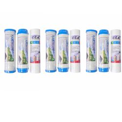 فیلتر دستگاه تصفیه آب خانگی سی سی کا مدل RO-09 مجموعه 9 عددی