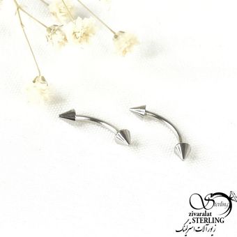 پیرسینگ ابرو طرح کلاسیک برند استیل کد 9603