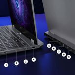 لپ تاپ 15.6 اینچی لنوو مدل LOQ 15IRX9-i7 13650HX-16GB DDR5-512GB SSD-RTX4060-FHD