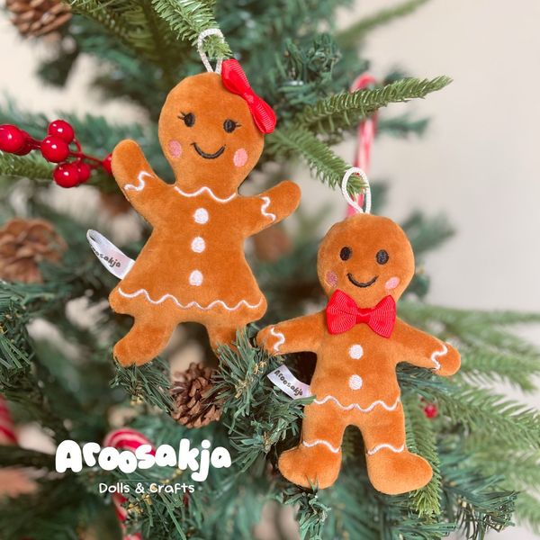 آویز کوکی زنجبیلی کریسمسی
