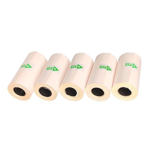 کاغذ پرینتر حرارتی پشت چسبدار پایتخت رول مدل LA3W بسته 10 عددی