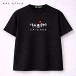 تیشرت باکسی طرح هالووین صد درصد پنبه | کیفیت پریمیوم پارچه | کد 1416