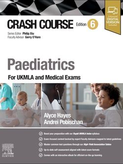 Crash Course Paediatrics: For UKMLA and Medical Exams 6th Edition