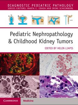Pediatric Nephropathology & Childhood Kidney Tumors with Online Resource (Diagnostic Pediatric Pathology)